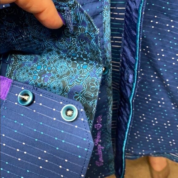 Robert Graham men’s size small casual shirt NWT - Picture 4 of 5